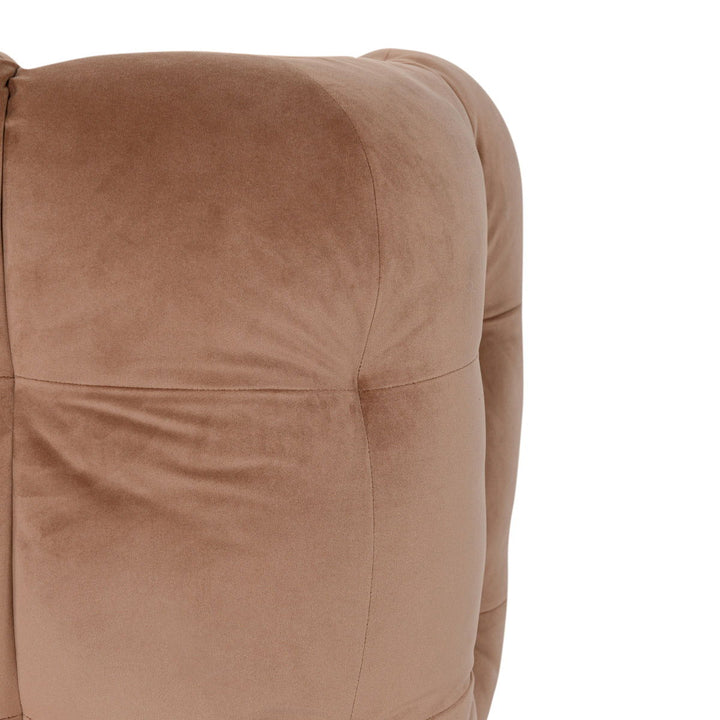 Petra - Velvet Sofa - Brown