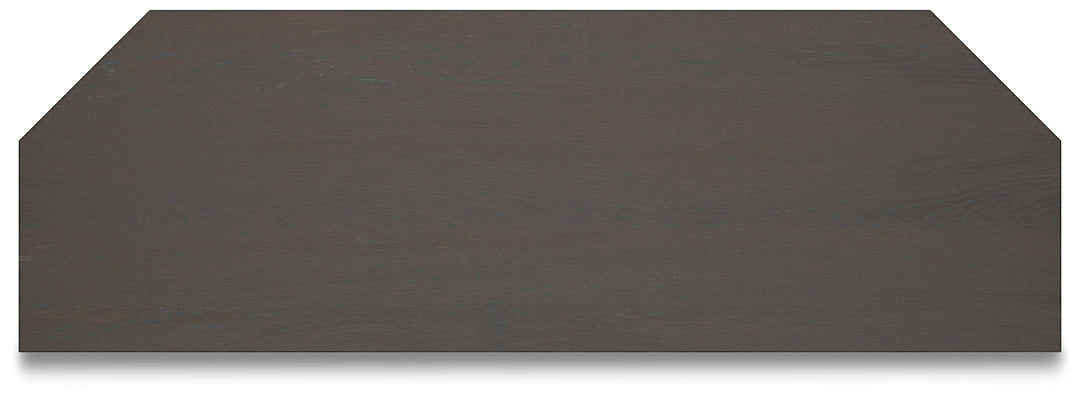 Dorrinson - Two-tone - Small Corner TV Stand