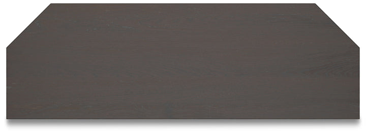 Dorrinson - Two-tone - Small Corner TV Stand