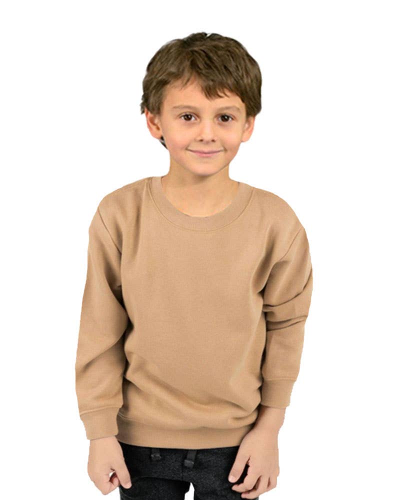 Toddler Long Sleeve Fleece Sweatshirts Unisex Kids Pullover