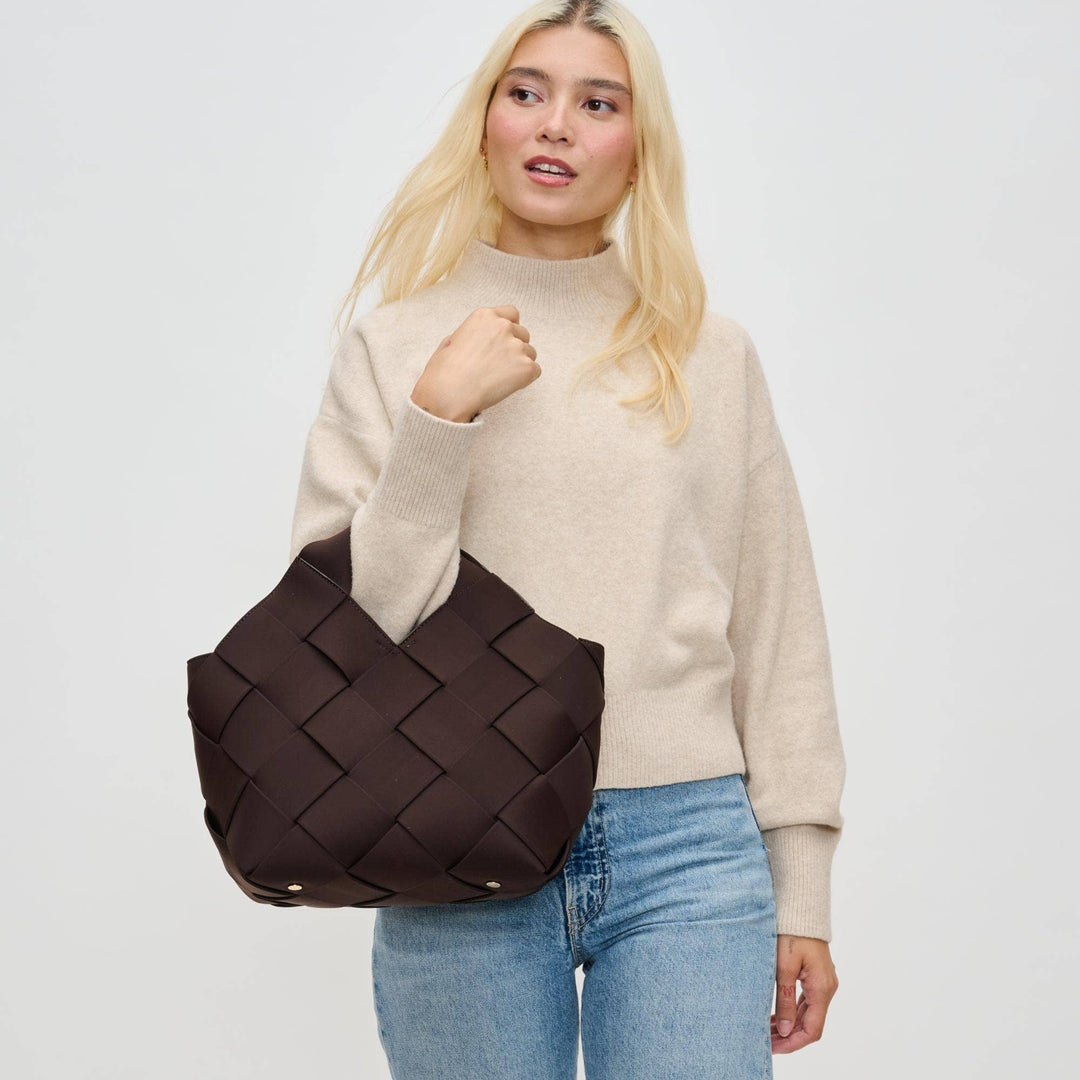 Resilience - Woven Neoprene Tote: Chocolate