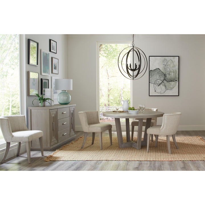 Cascade - Upholstered Curve-Back Side Chair (Set of 2) - Dovetail