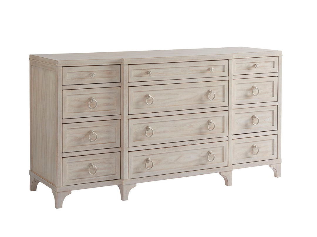 Newport - Garnet Breakfront Dresser