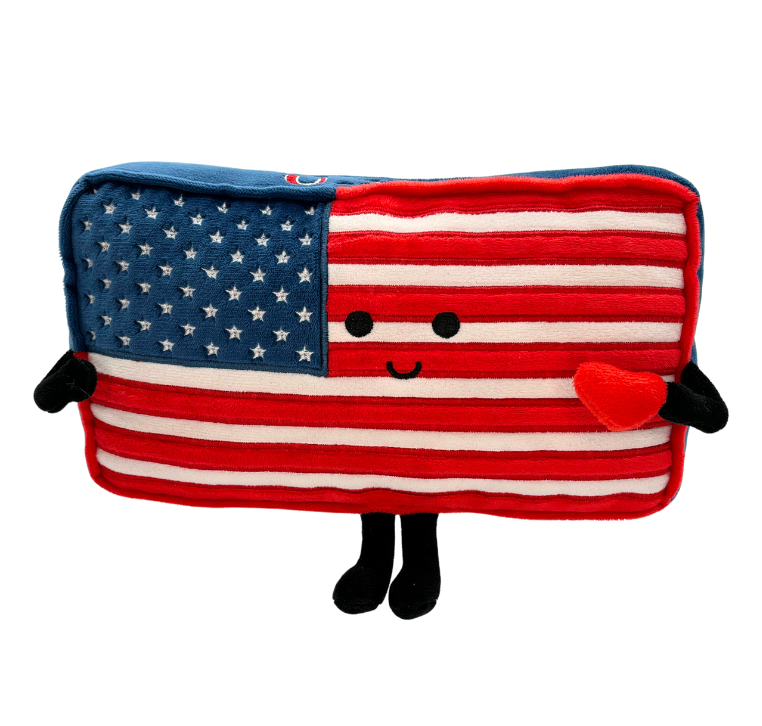American Flag Stuffed Plush - USA