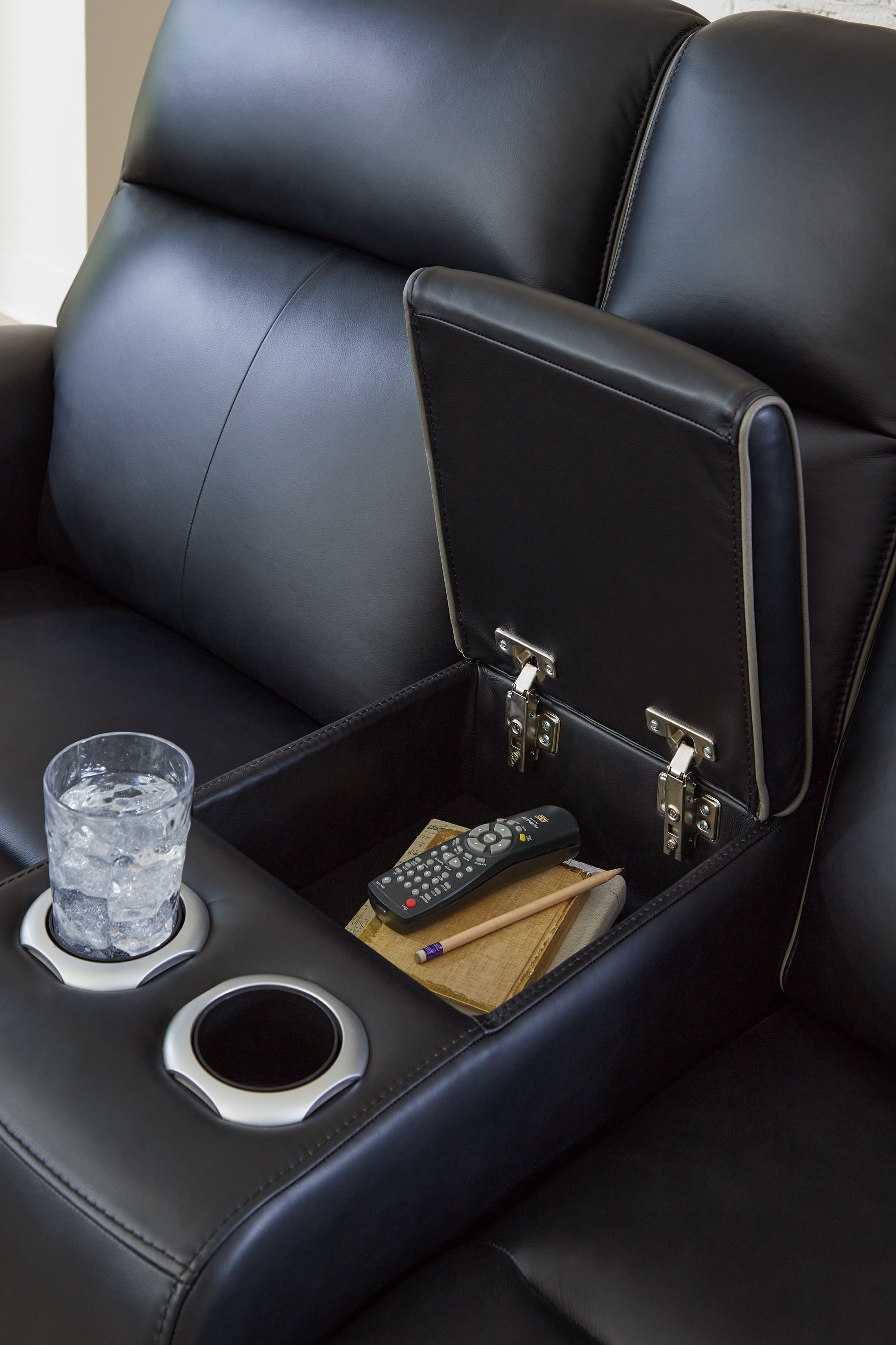 5Z-Comfort - Relaxation - Power Reclining Loveseat with Console / Adj Headrest