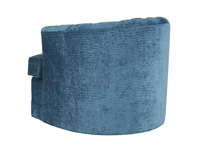 Barclay Butera Upholstery - Cliffhaven Swivel Chair - Blue
