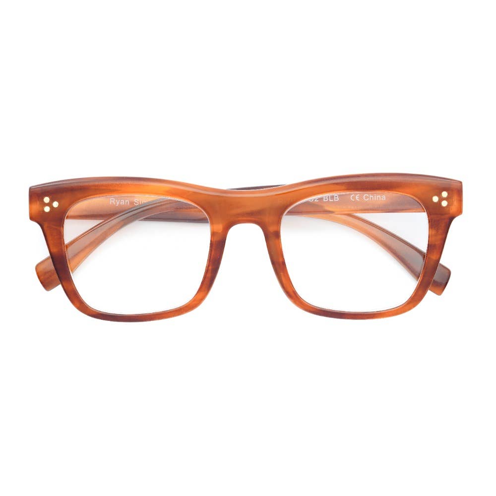ALICE | Striped Light Brown | Blue Light: 1.75