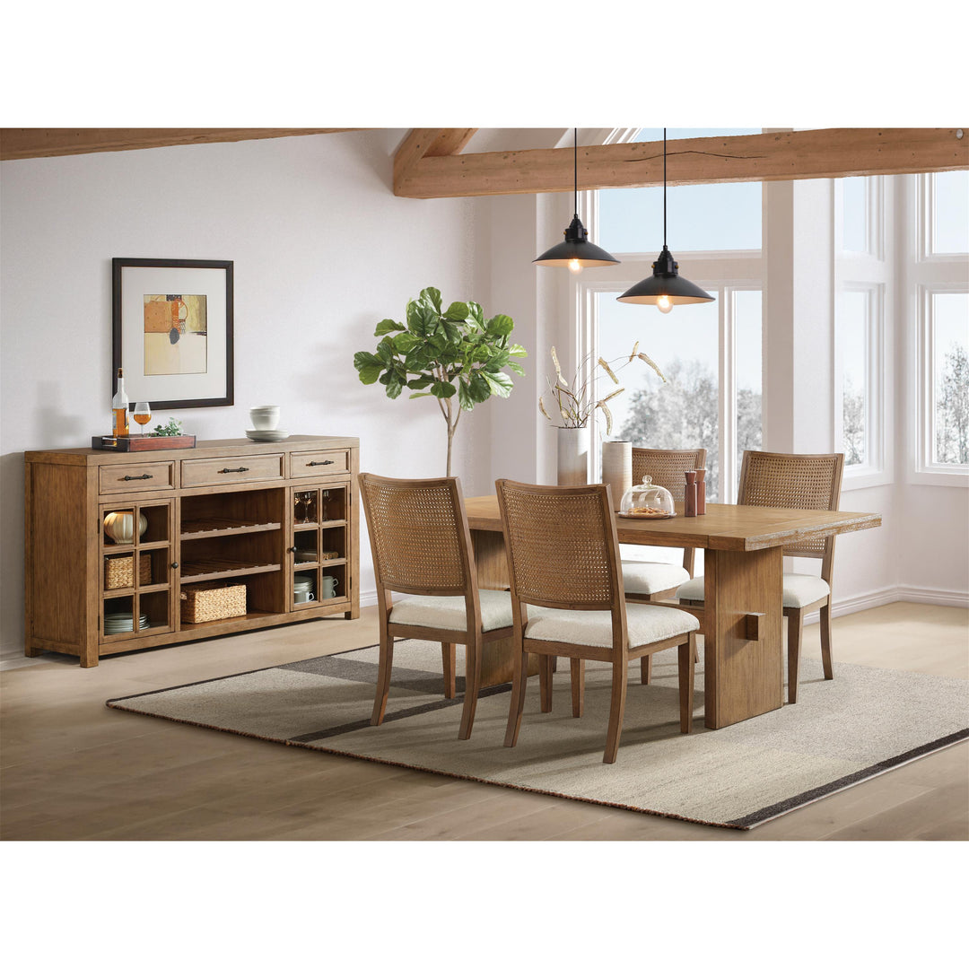 Bozeman - Cane Back Side Chair (Set of 2) - Light Brown