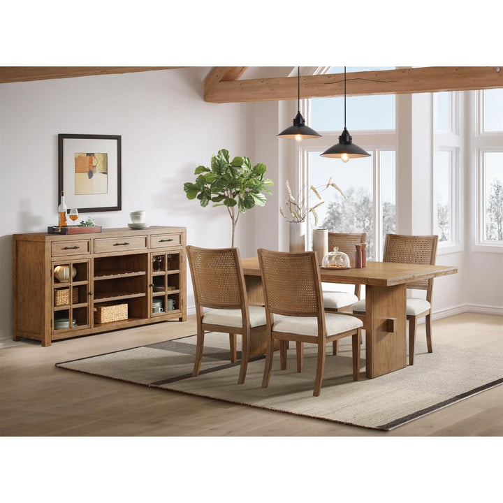 Bozeman - Cane Back Side Chair (Set of 2) - Light Brown