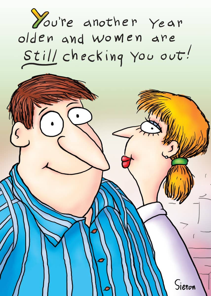 Check You Out Birthday Card - 8221