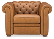 MS - Glover Power Recliner With Power Headrest - Brown