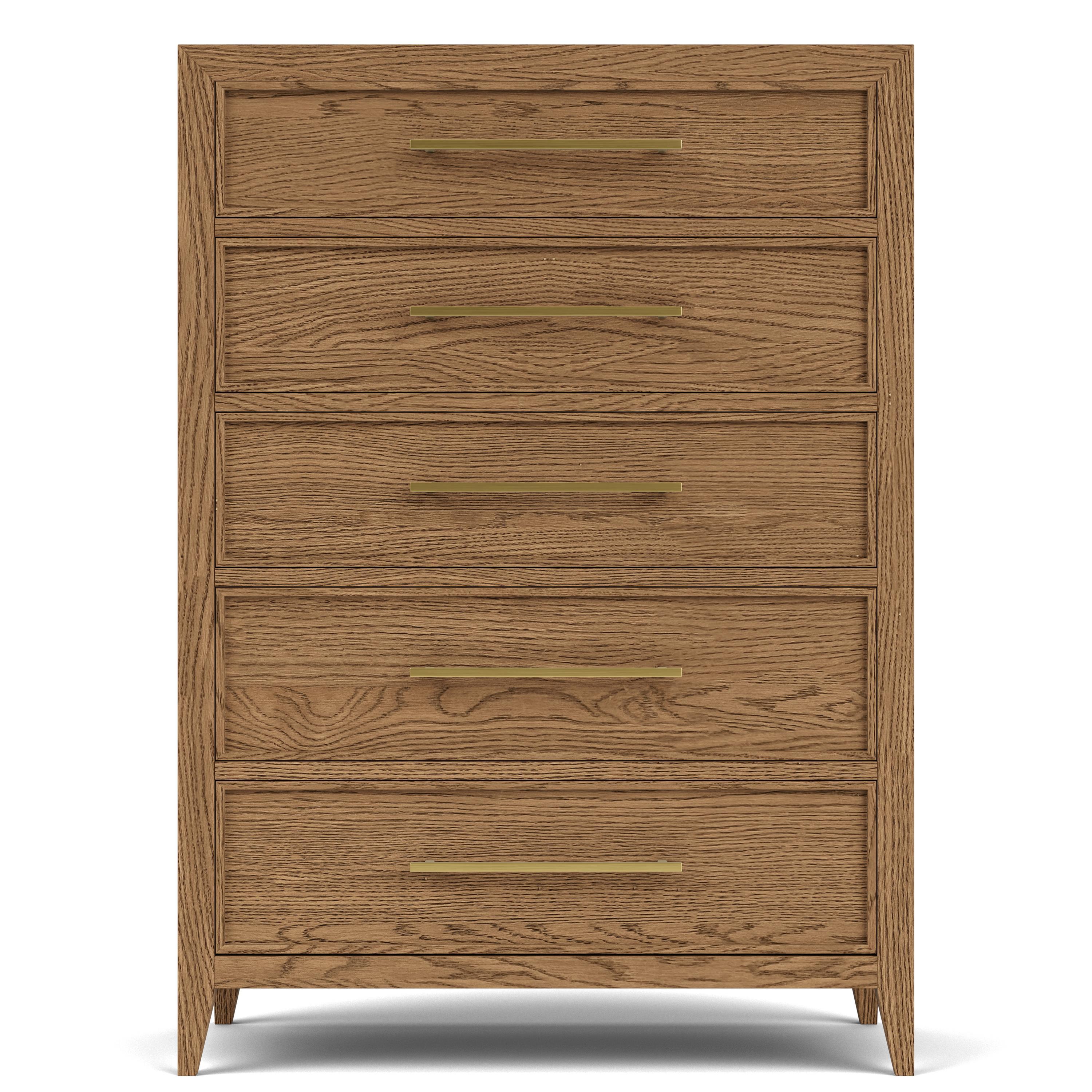 Halbrooke - 5 Drawer Chest - Light Brown