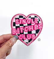 Single Bitches Club©️ Valentines Glitter Embroidery Patch