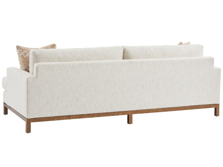 Barclay Butera Upholstery - Horizon Sofa With Light Brown Base
