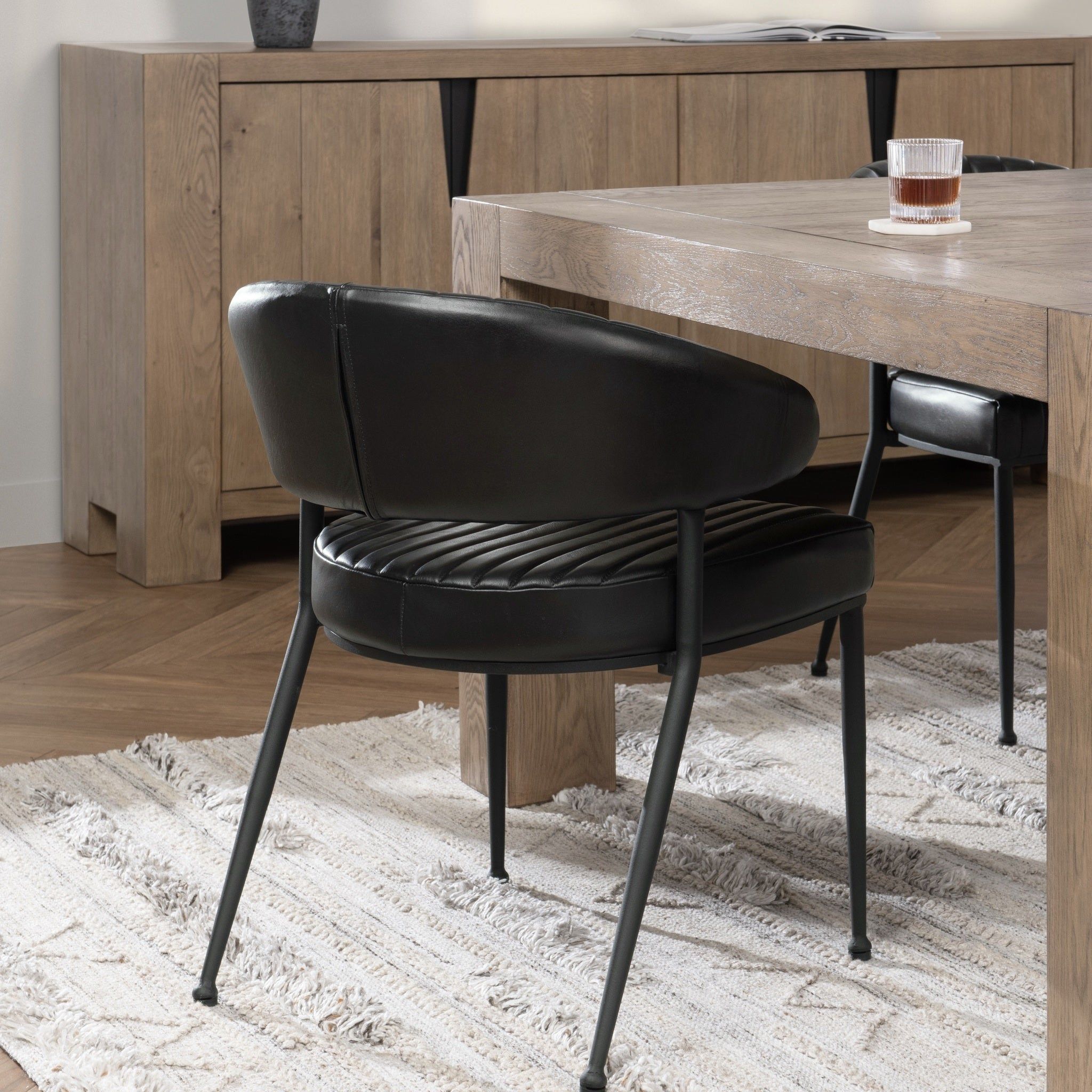 Umbria - Dining Chair - Midnight Raven