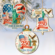 250th Anniversary of the USA Ornament Set of 3 G. DeBrekht