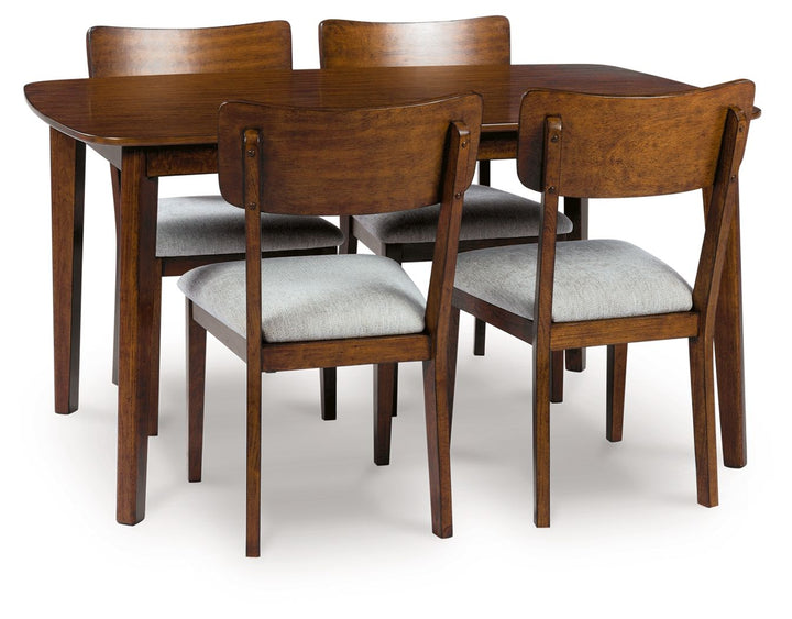 Tameride - Brown - Dining Room Table Set (Set of 5)