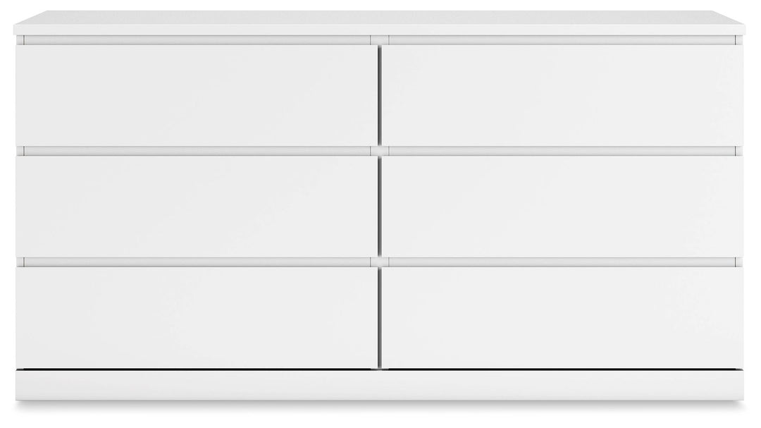 Onita - White - Six Drawer Dresser