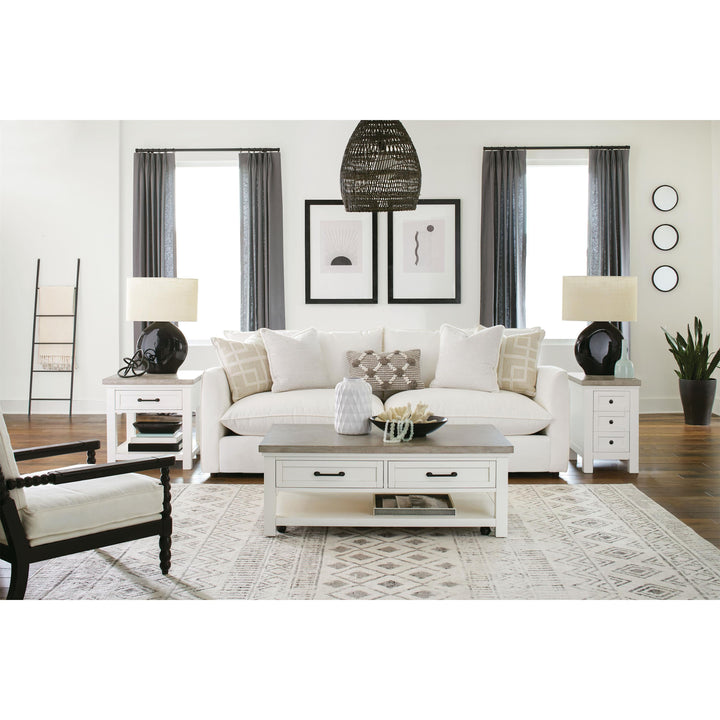 Cora - Large Coffee Table - Cloud / Fog