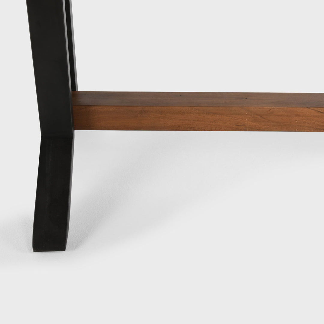 Bellamy - Dining Table - Honey / Black