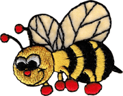 Patch - Bumble Bee - Cute And Smiling