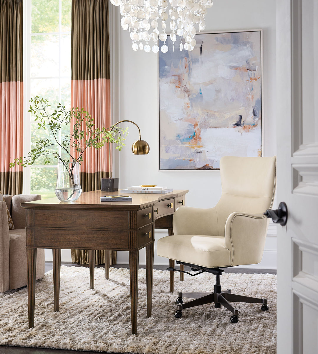 Lazzaro - Executive Tilt Swivel Chair - Beige