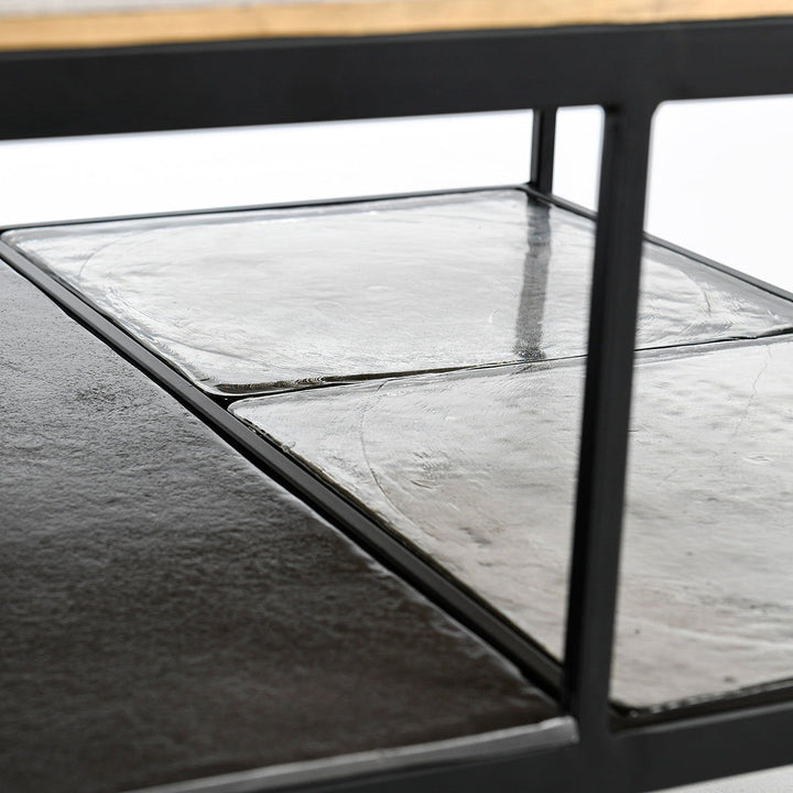 Remmy - Coffee Table - Bronze & Black