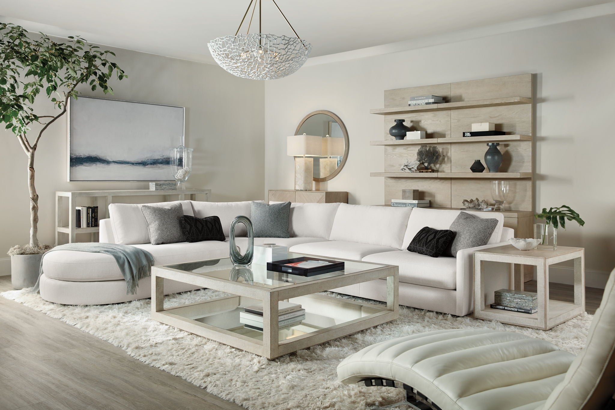 Cascade - End Table - Light Brown