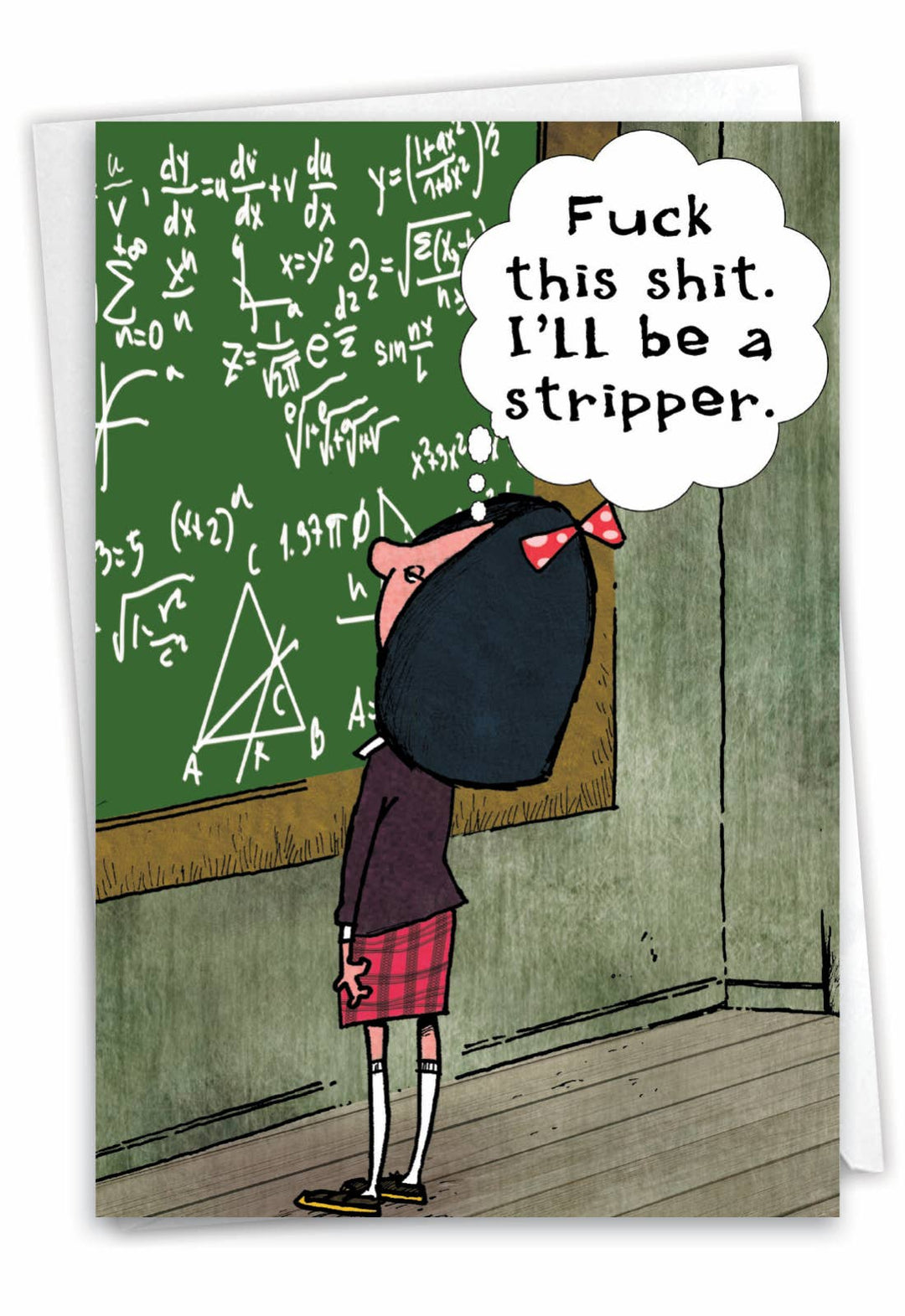 Birthday Card - I'll be a Stripper