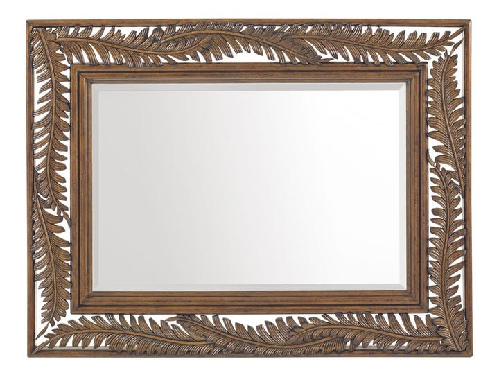 Bali Hai - Seabrook Landscape Mirror - Dark Brown