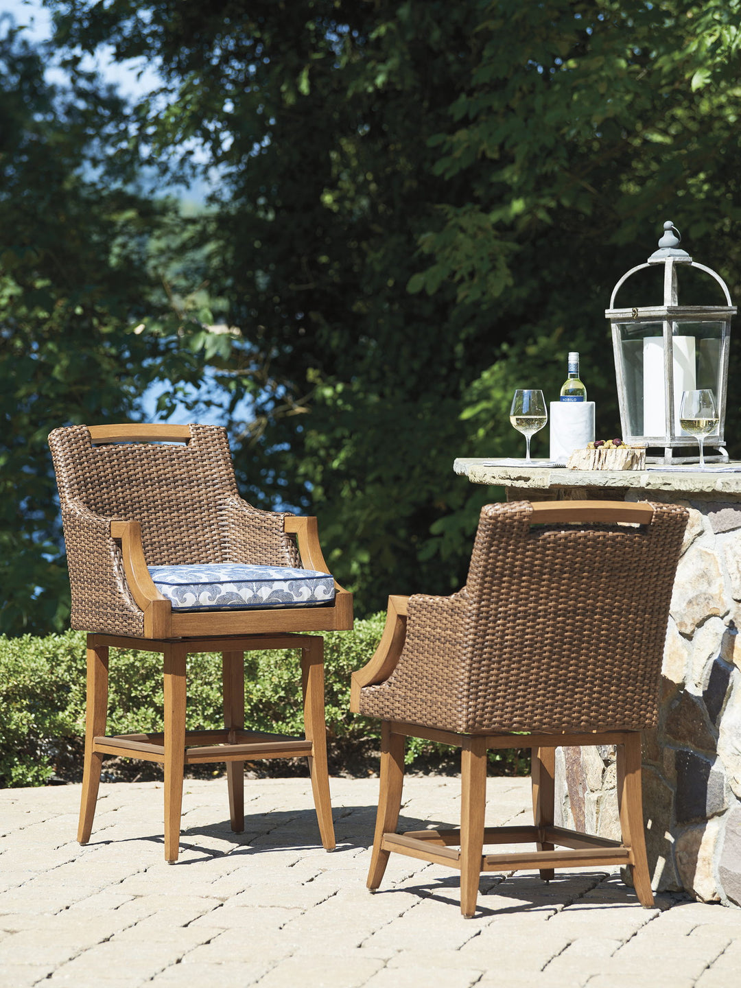 Harbor Isle - Counter Stool - Dark Brown