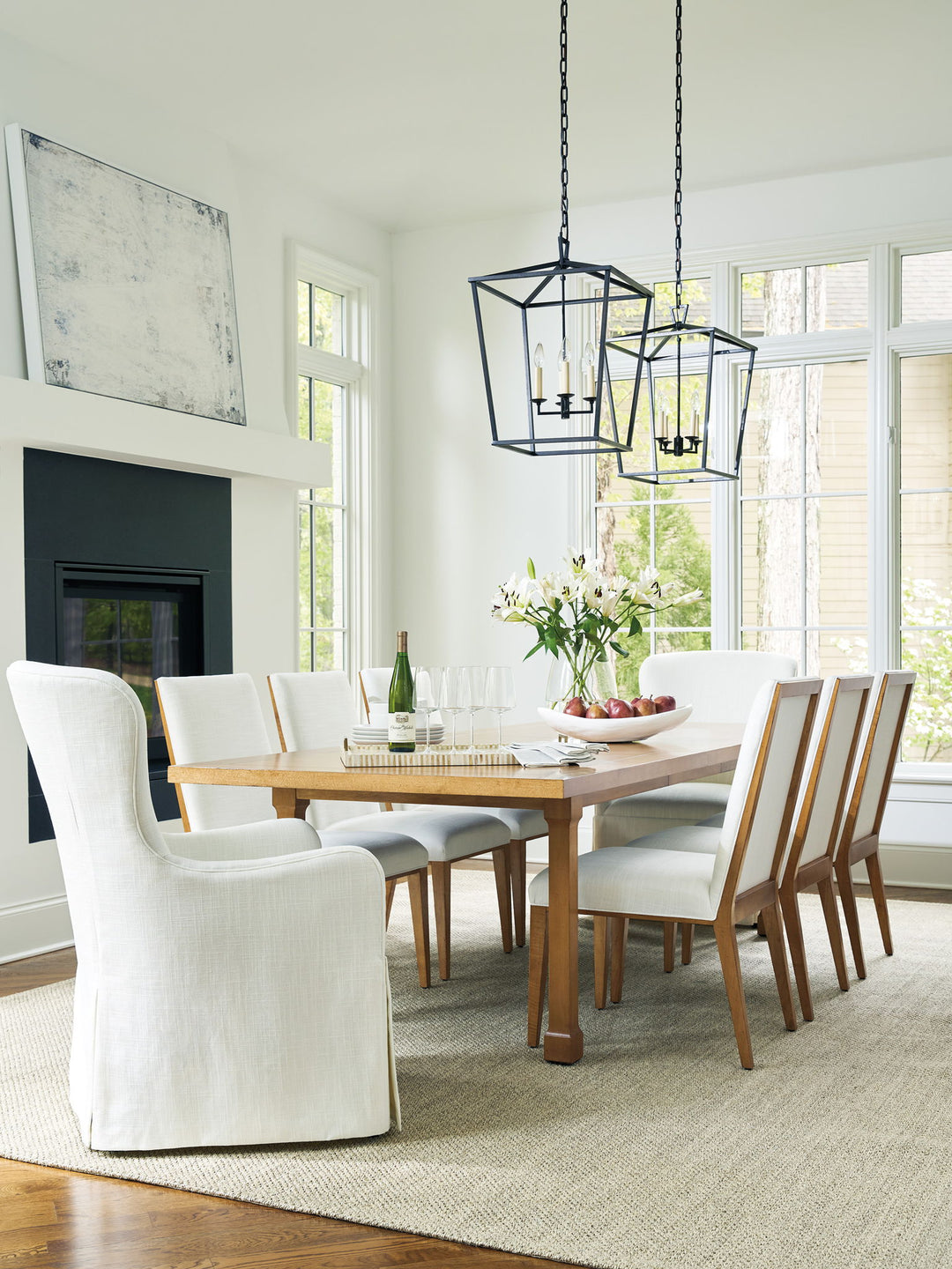 Laguna - Aliso Upholstered Host Chair With Casters