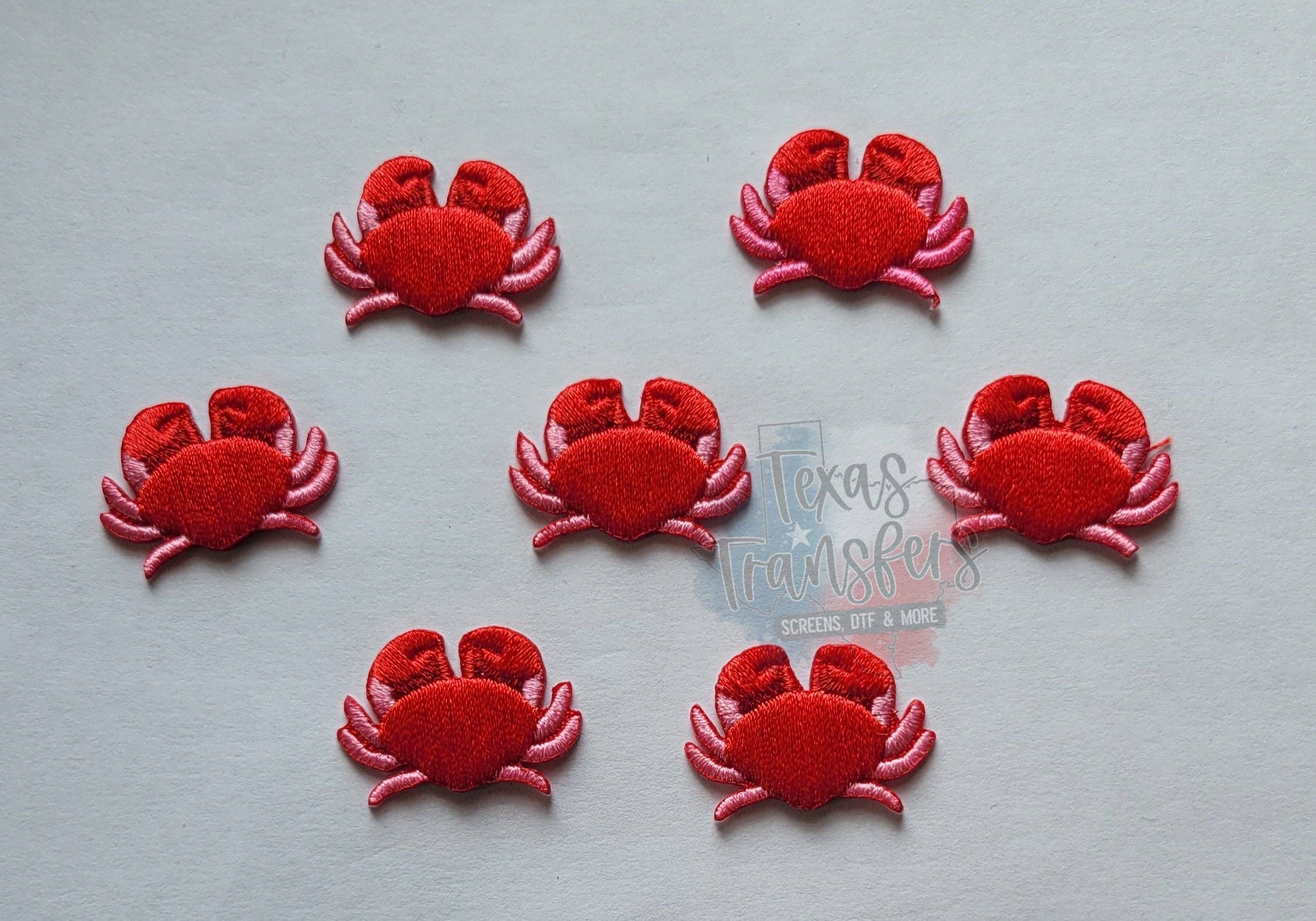 Mini Crabs Iron-On PATCH