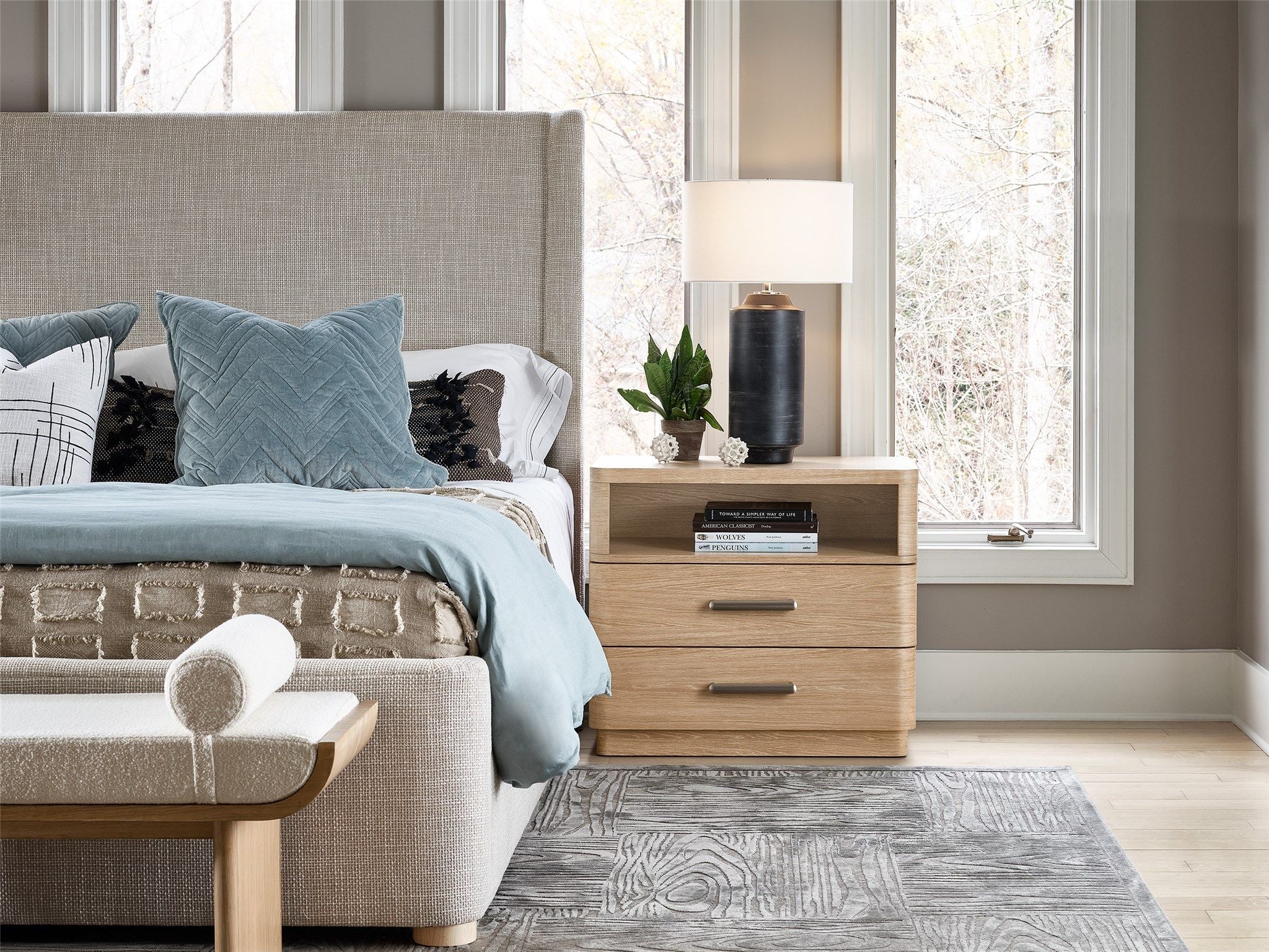 Modern - Sischo Bench - White