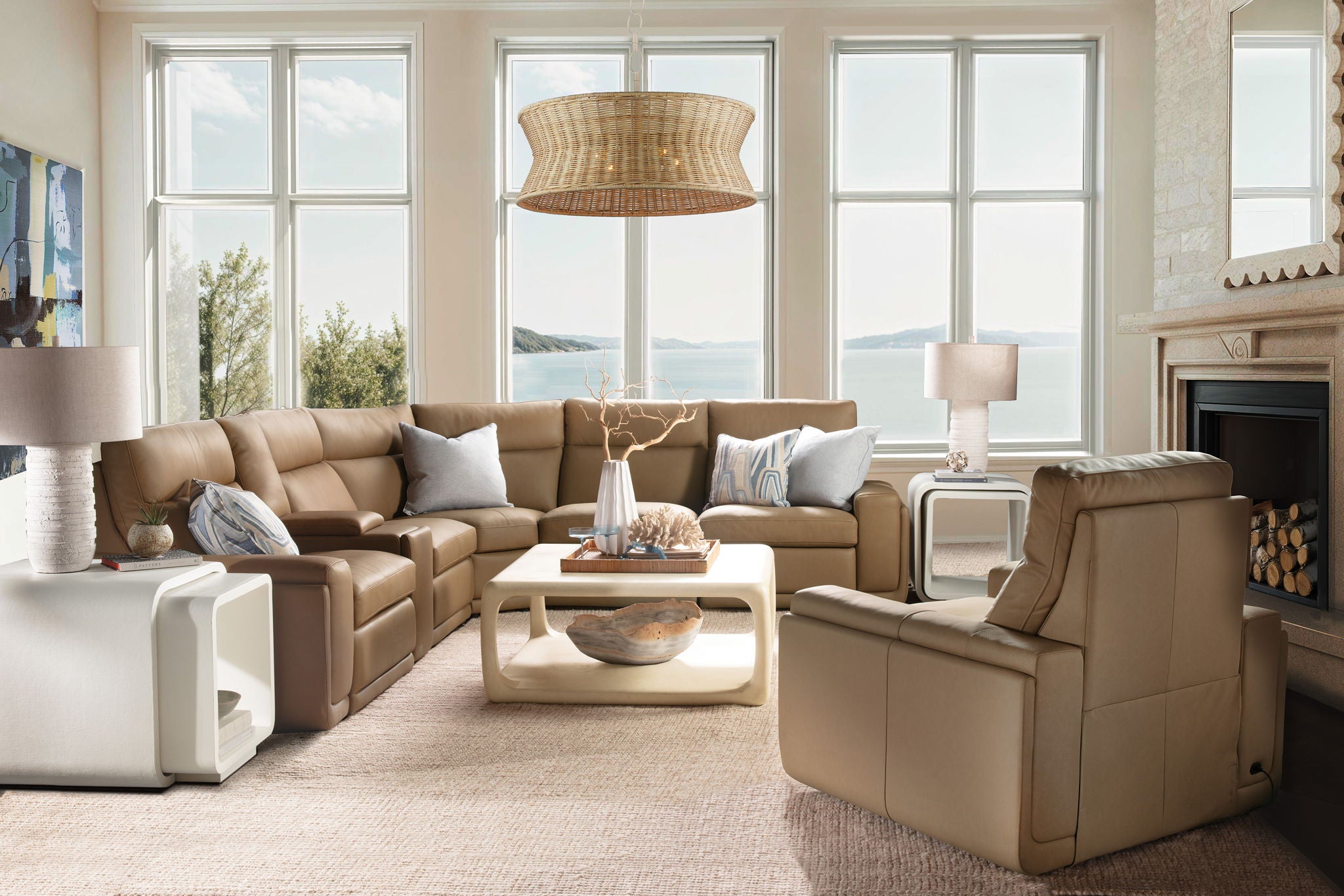 Serenity - Kai Bunching End Tables - White