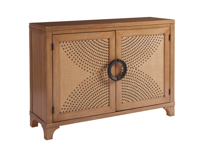 Newport - Lido Isle Nailhead Hall Chest - Light Brown