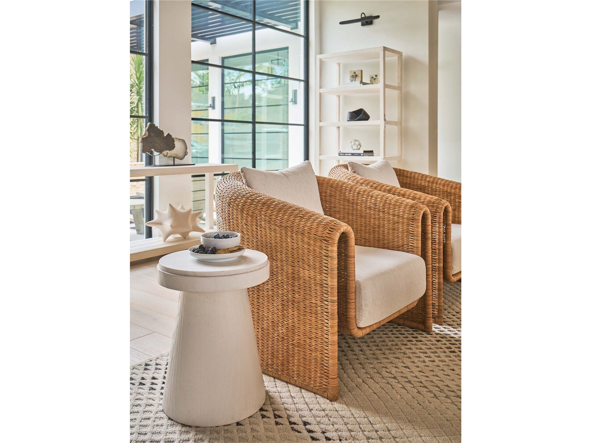 Weekender Coastal Living Home / Key Largo - Lounge Chair - White