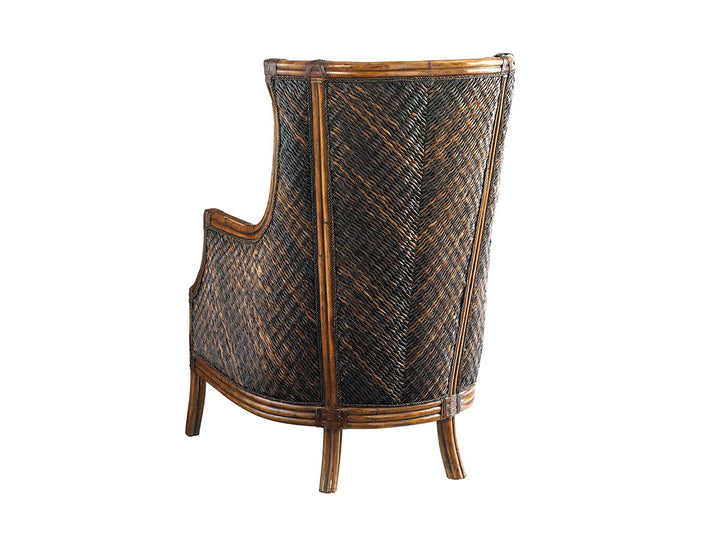 Island Estate - Rum Beach Chair - Light Blue / Dark Brown