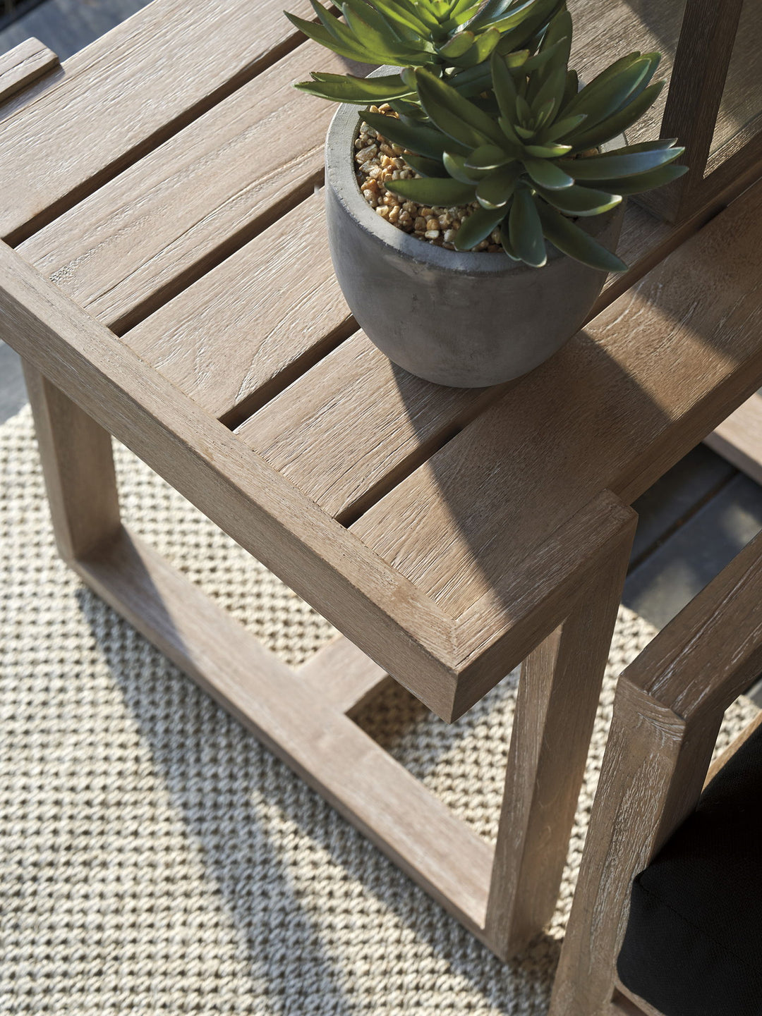 Stillwater Cove - Rectangular End Table - Dark Brown