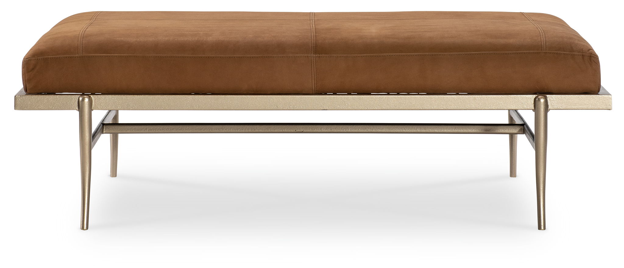 Melange - Tobin Cocktail Ottoman - Brown
