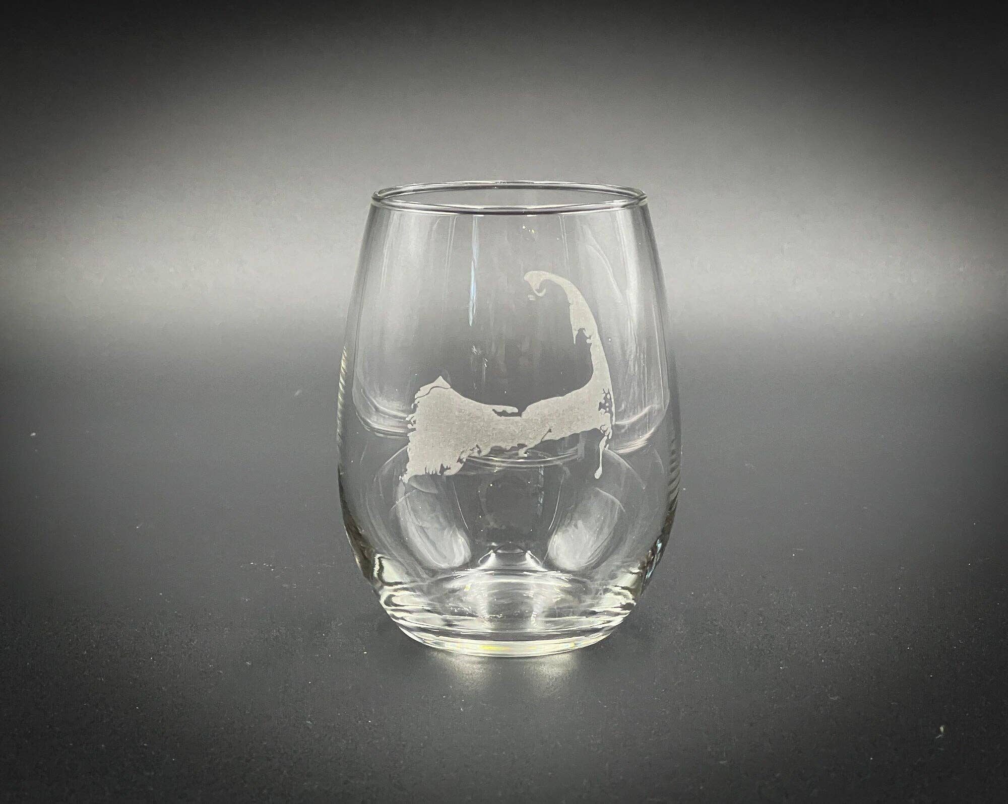 Cape Cod - 15 oz Stemless Wine Glass