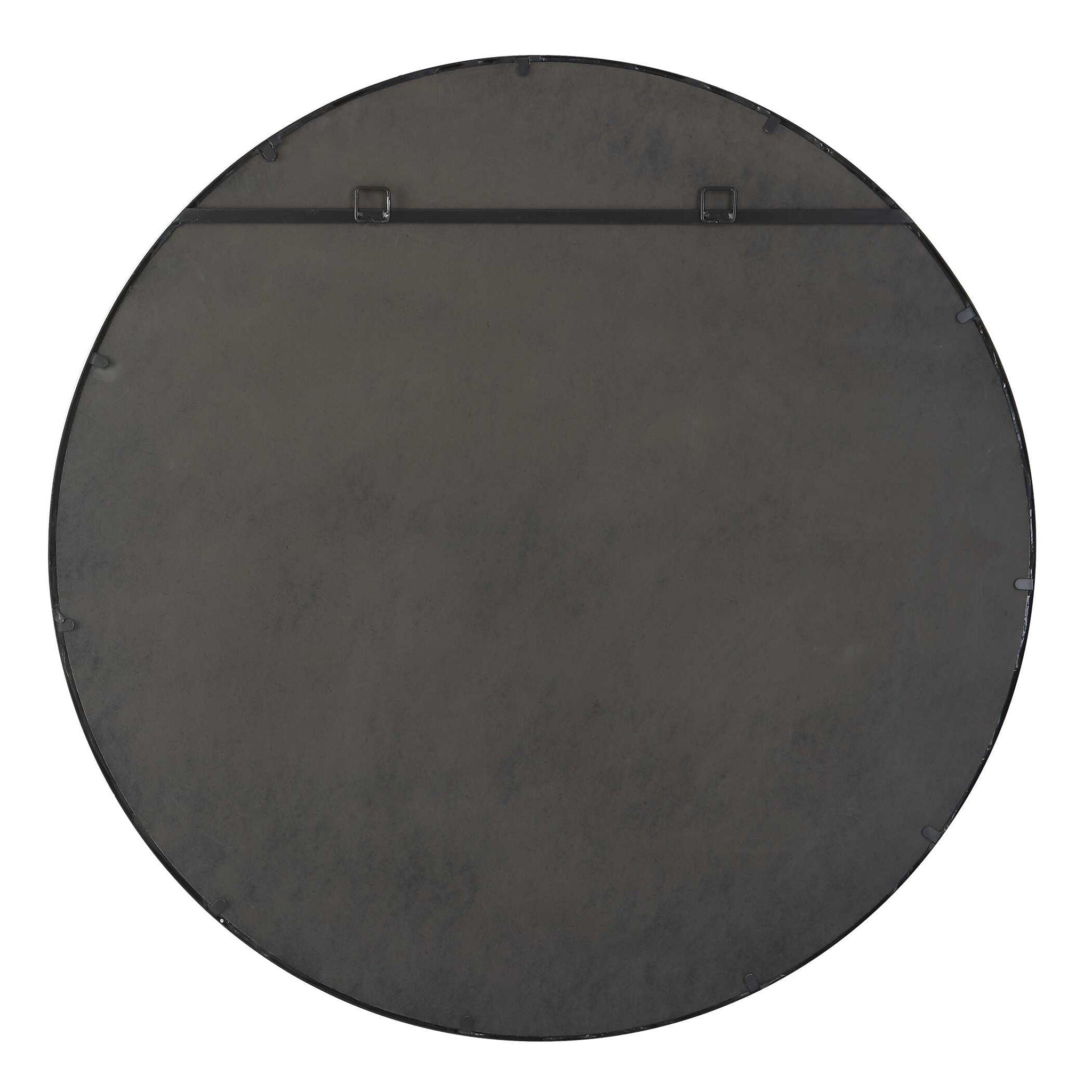 Ranchero - White Round Mirror