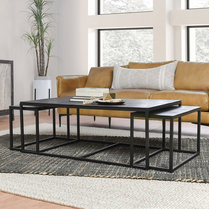 Buckley - Coffee Table (Set of 3) - Dark Antique