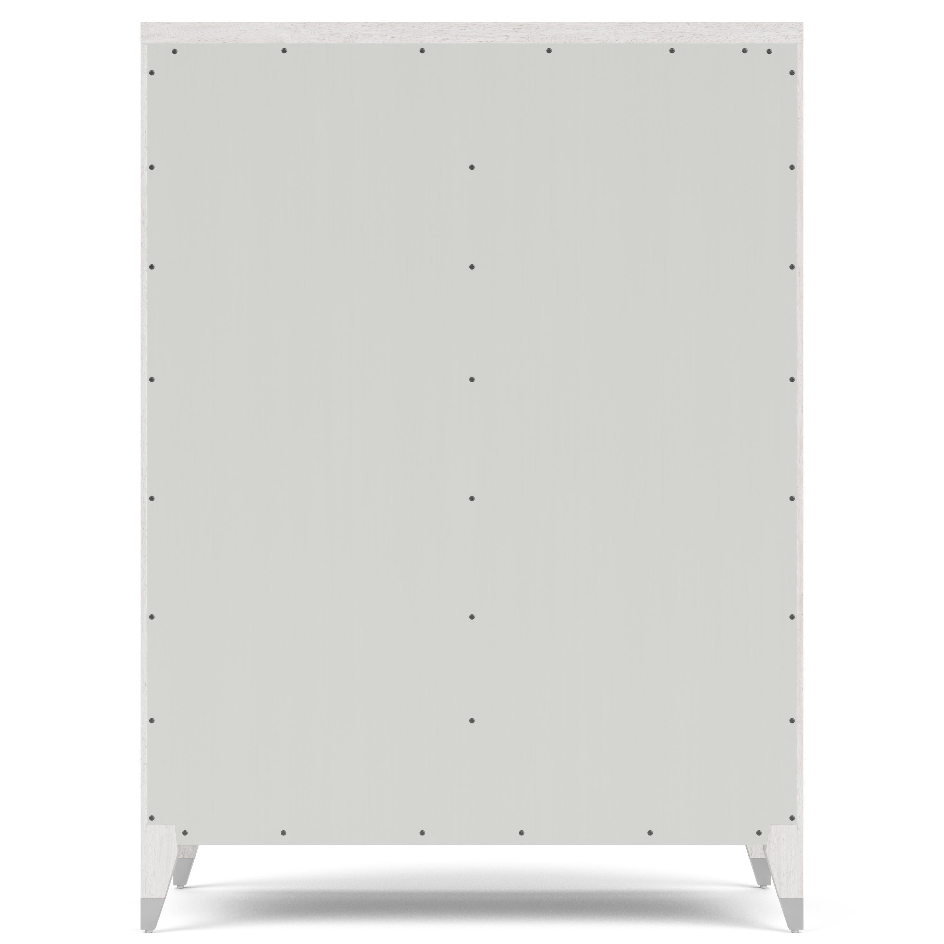 Hepburn - 5 Drawer Chest - White
