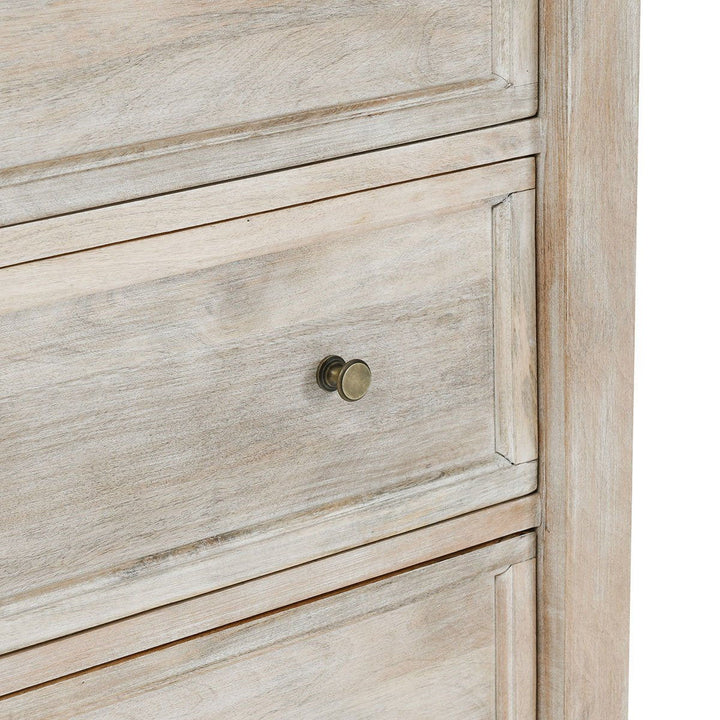 Adelaide - 9 Drawer Dresser - Natural White