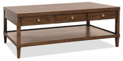 Cashiers - Rectangle Cocktail Table - Chestnut