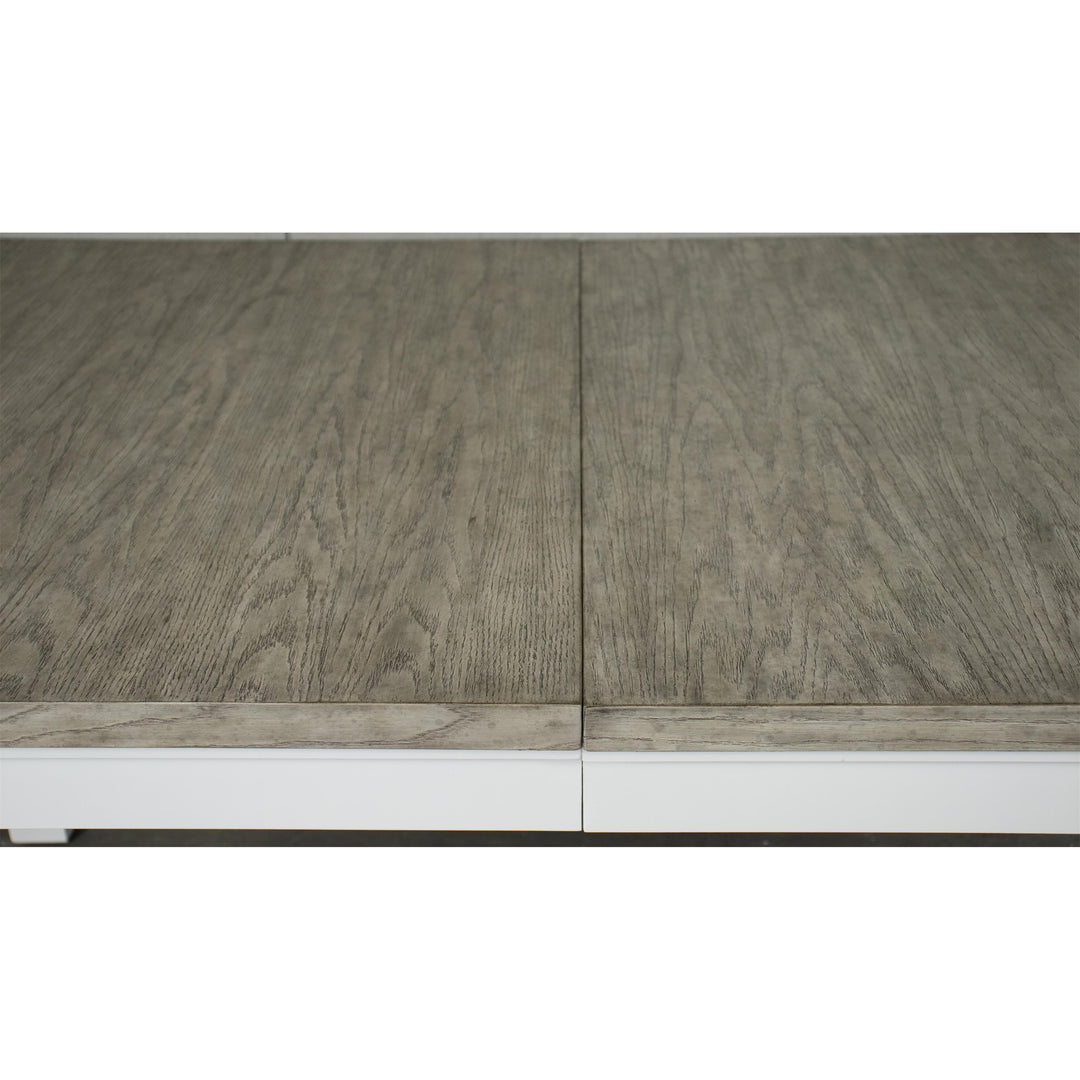 Cora - Rectangular Leg Dining Table - Cloud / Fog