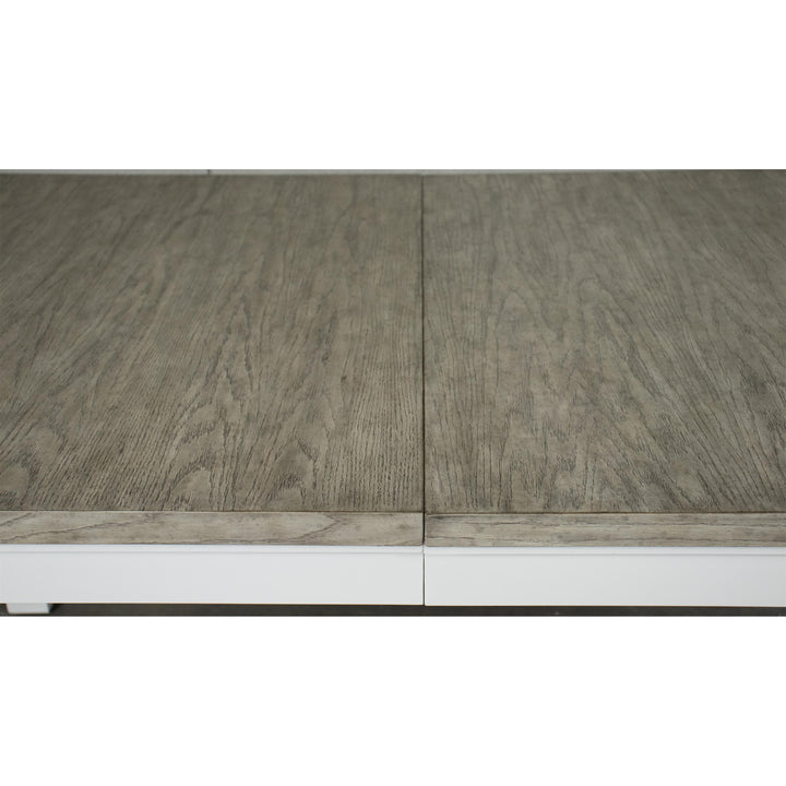 Cora - Rectangular Leg Dining Table - Cloud / Fog