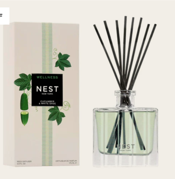 CUCUMBER & WHITE SAGE DIFFUSER