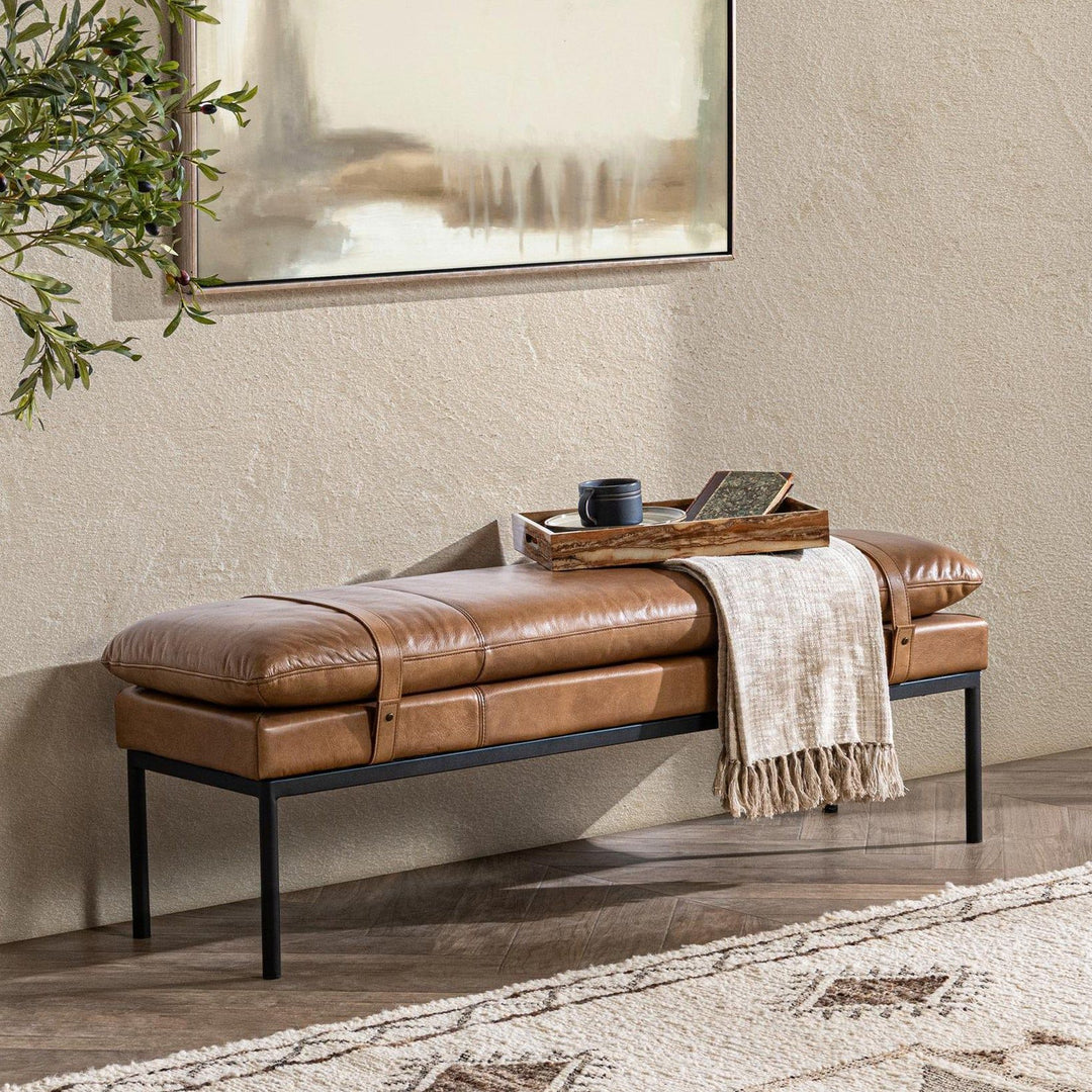 Celiah - Bench - Dark Brown